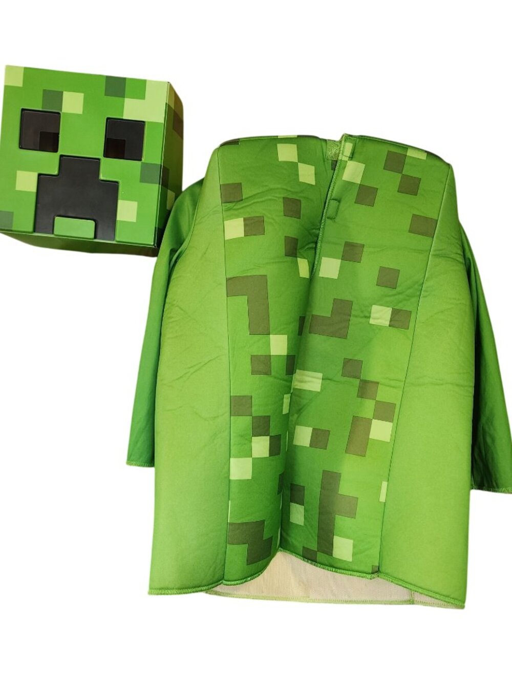 Disguise Creeper Classic Minecraft Costume, Green, Medium